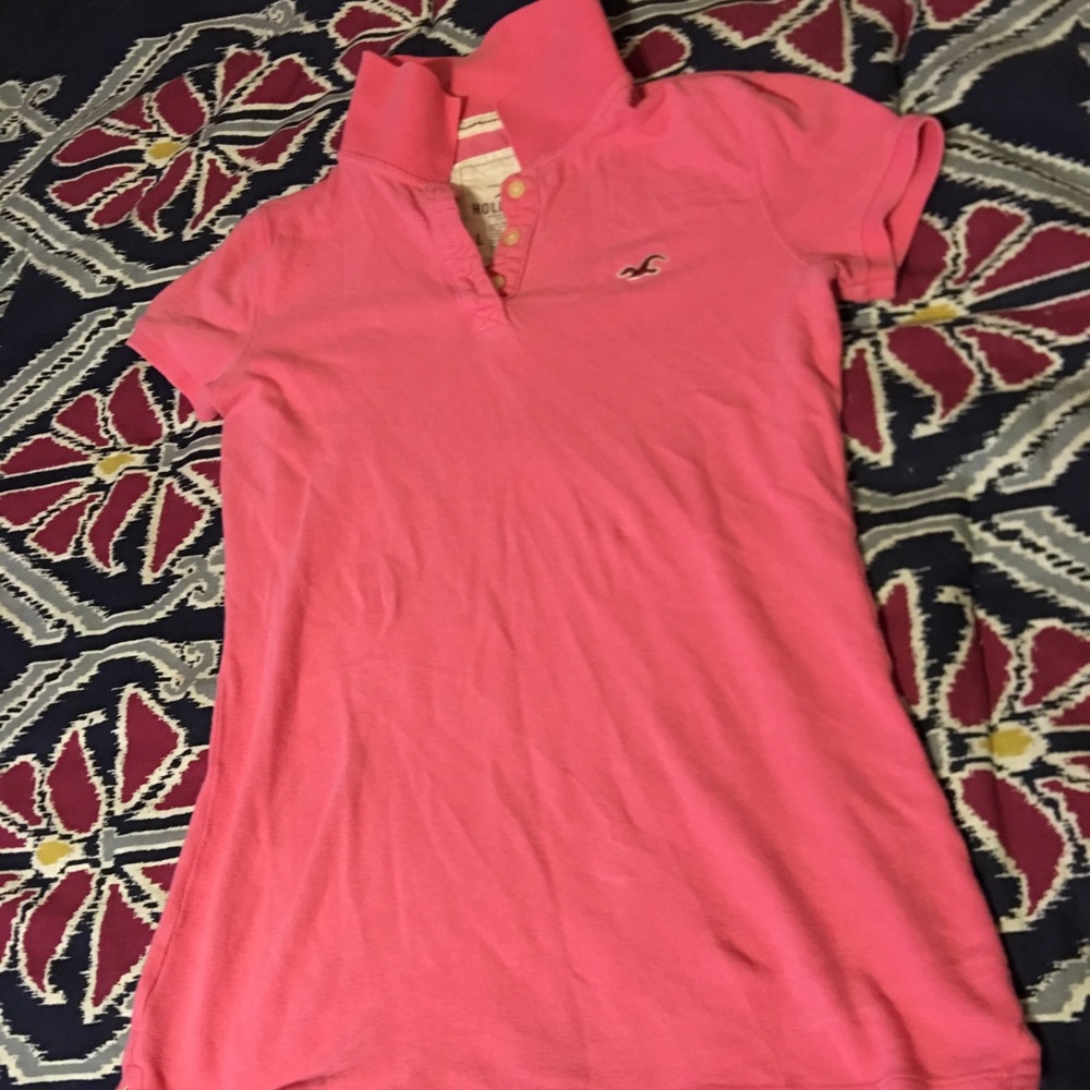 Womans Hollister Collar Top